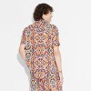 Pride Adult PH by The PHLUID Project Rainbow Short Sleeve Woven Button-Down Shirt - Mosaic Design - 2 of 4