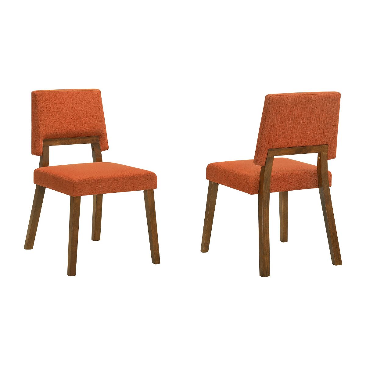 Channell Upholstered Wood Dining Chair - Set of 2 - thumbnail 2