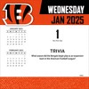 NFL Cincinnati Bengals 2025 Box Calendar - 3 of 4
