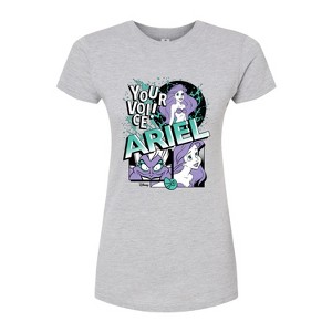 Women's - Disney Princess - Ariel Pop Fitted Graphic T-Shirt - 1 of 3