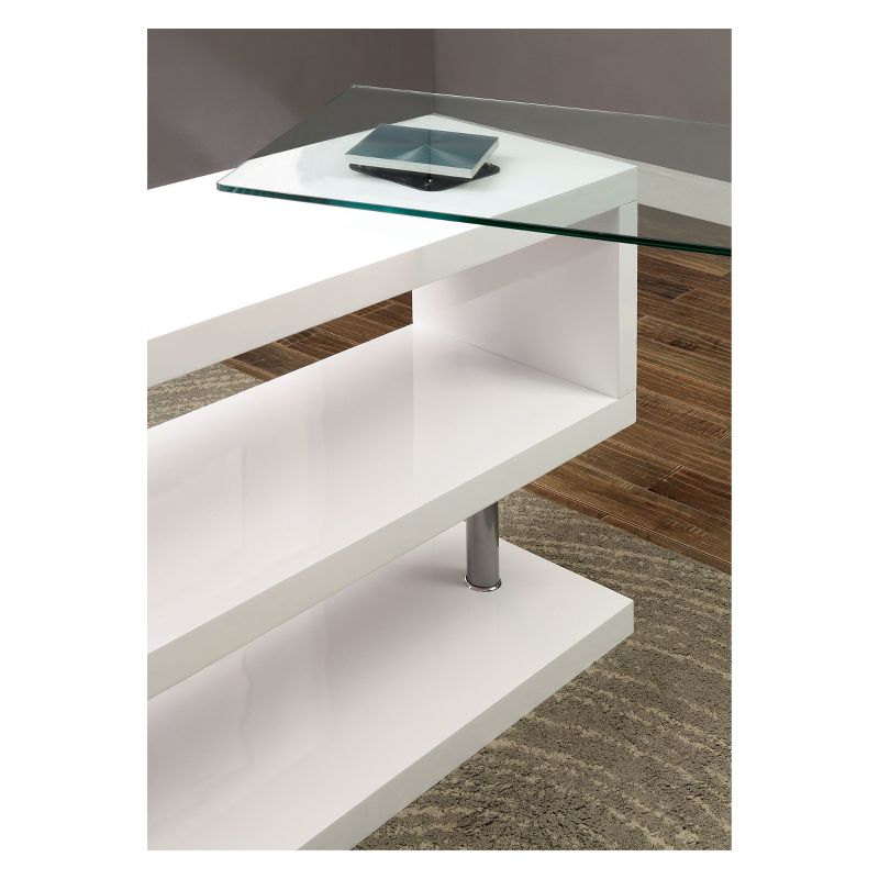 Nagini Swivel Computer Desk Glossy - HOMES: Inside + Out, 5 of 7