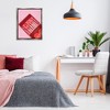 Stupell Industries Pink Heart Shaped Matches Black Framed Floater Canvas Wall Art - 2 of 4
