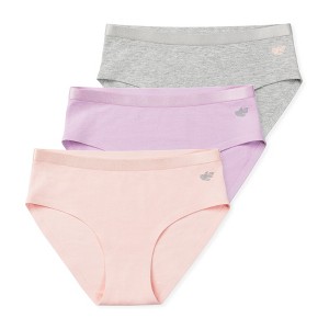 Lucky & Me Bella Girls Briefs Underwear Multiple Colors and Sizes - ComfySeam (3-Pack) - 1 of 4