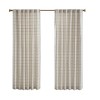 Kumasinova 84"/95"/108" Plaid Rod Pocket Bedroom Curtains,Back Tab Window Curtains with Wool Lining,Insulated kitchen Curtains for Living Room,Bedroom - 2 of 4