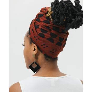 The Wrap Life | Printed Pleated Head Wrap
