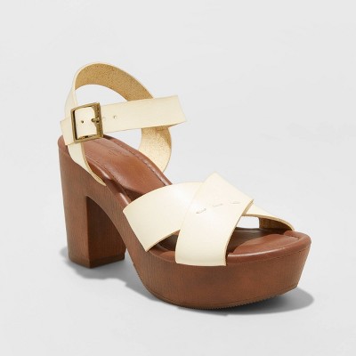 target heeled sandals