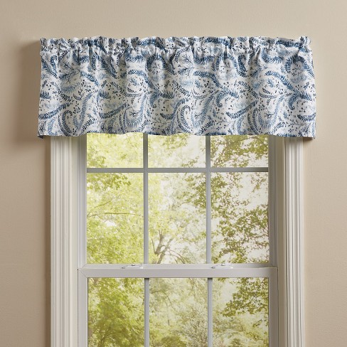 Ashley Blue Paisley Valance 60''x14'' : Target