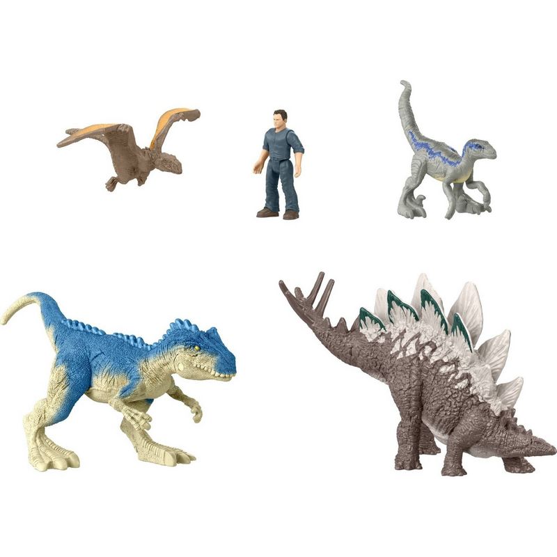 Jurassic World: Dominion Minis Chaotic Cargo Pack of 5 Dinosaur Figure Set, 2 of 7