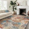 Abynow Geometric Modern Loomed Machine Washable Area Rug - 3 of 4