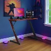 BestMassage 35/47 Inch Gaming Desk Z-Shaped PC Computer Desk with Carbon Fiber Surface Adjustable Leg Pads - 2 of 4