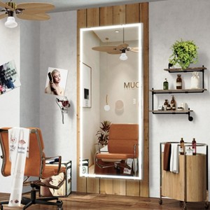 PAGED 24" x 36" Bathroom Mirror with Light, Rectangle Backligh Vanity Mirror for Bathroom, Living Room, Anti-Fog, Horizontal/Vertical - 1 of 4