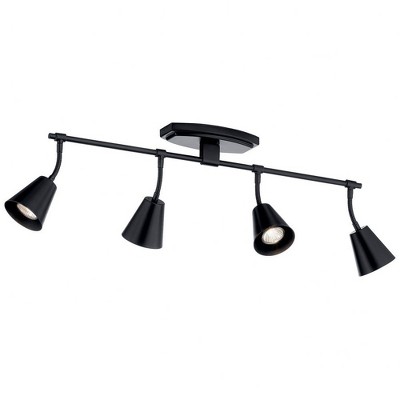 Black Metal LED Wall Sconce with Traditional Design