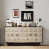Bella Depot 59.84" 4 Doors Vintage Sideboard Freestanding Floor Cabinet - 4 of 4