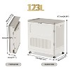 Plastic Clothes Storage Box Household Large Capacity Flip Clothing Quilt Storage Box Bedroom Foldable Storage Box - 2 of 4