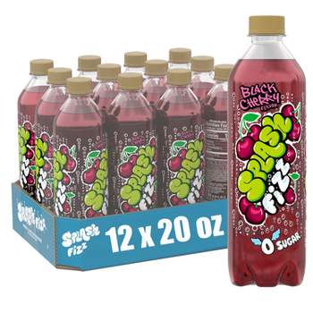Splash Fizz Black Cherry Sparkling Water Beverage - 12pk/20 fl oz Bottles