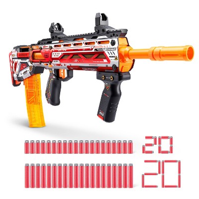 NERF gun Sniper red with 20 Foam darts & target practice