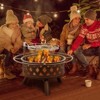 Karl Home | 30 in. Black Metal Patio Round Fire Pit with Grill - 4 of 4