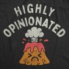 Highly Opinionated Baby Bodysuit Funny Sarcastic Volcano Graphic Novetly Jumper For Infants - Crazy Dog Baby Bodysuit - 2 of 4