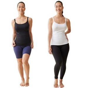 Ingrid + Isabel Basics Postpartum Seamless Nursing and Shaping Cami Bundle 2 Pack - 1 of 4