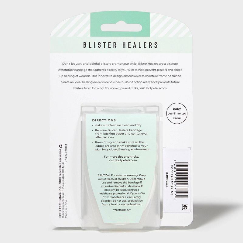 Fab Feet Women&#39;s by Foot Petals Blister Healers Foot Pain Treatments - 6 pack, 3 of 4