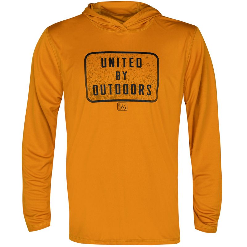 Fintech United By Outdoors UV Pullover Hoodie - Inca Gold, 1 of 3