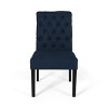NicBex Scroll Back Upholstered Tufted Dining Chairs,Modern Mid-Century Style Accent Chairs for Dining Room,Set of 2 - 4 of 4