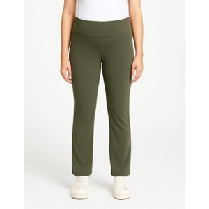 Women's Roll Over Waistband Flare Legging | Motherhood Maternity - 1 of 4