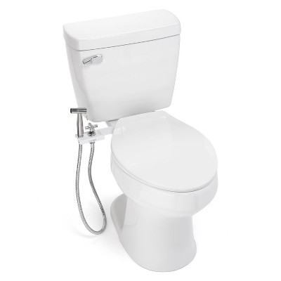 White Stainless Steel Handheld Bidet Sprayer with Holster