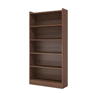 NicBex Wood Bookshelf with Storage Display Shelves Bookcases for Living Room Home Office - 1 of 4