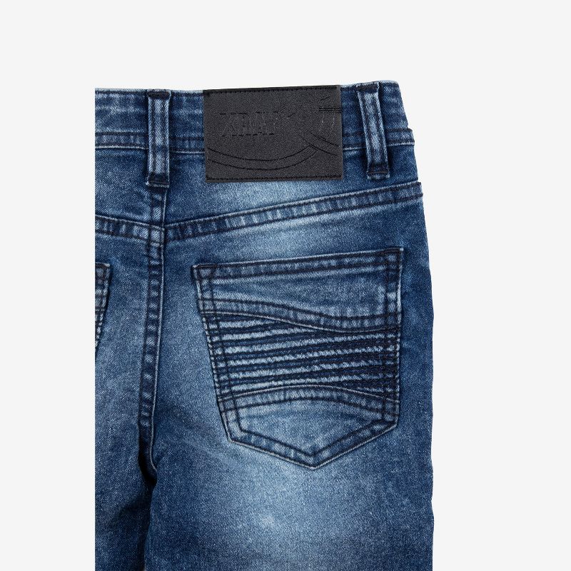 X RAY Little Boy's Stretch Moto Jeans, 4 of 6