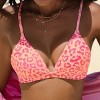 Women's Sweet Leopard Cross Tie Back Bikini Top - Cupshe - 4 of 4