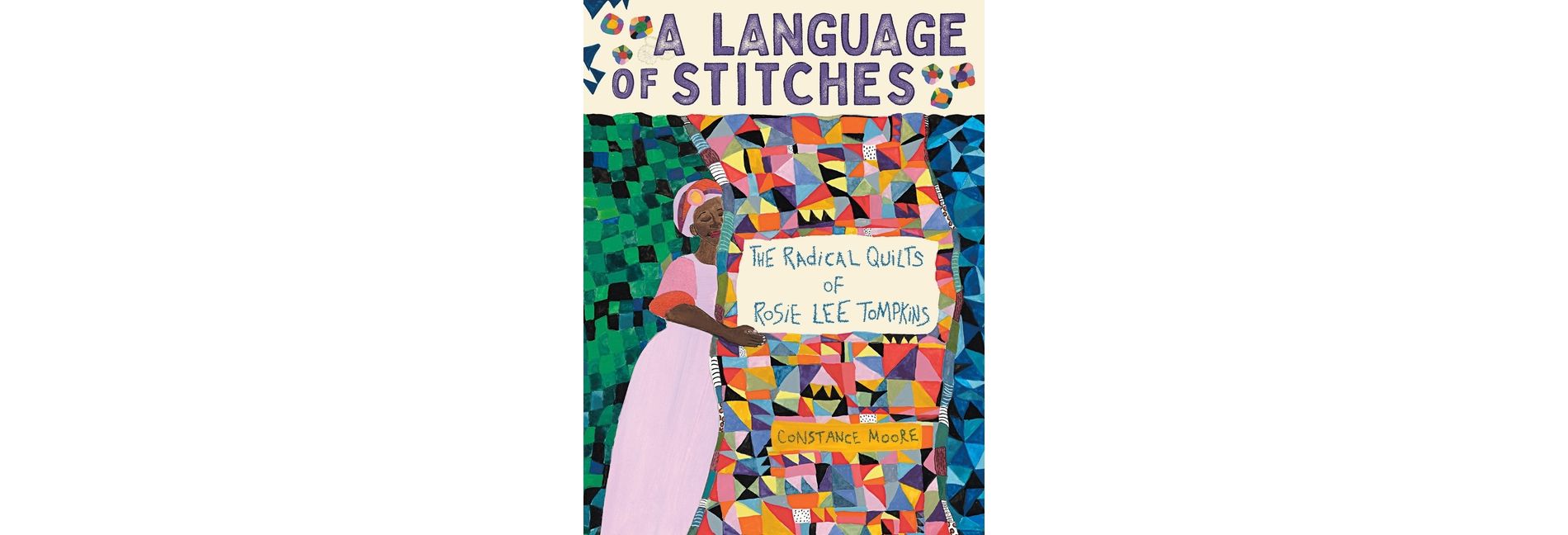 A Language of Stitches - by  Constance Moore (Hardcover)