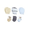 Hudson Baby Infant Boys Caps or Headbands, Bibs, Mittens and Socks 12pc Set, Safari, 0-6 Months - 4 of 4