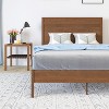 Merrick Lane Solid Wood Platform Bed with Wooden Slats and Headboard, No Box Spring Needed - 3 of 4