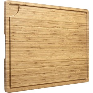 Extra Large Bamboo Cutting Board for Kitchen, Oversized Stove Top Cover Wood Chopping Board with Juice Groove, over Sink Noodle Boards - 1 of 4