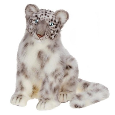 giant stuffed snow leopard