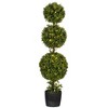 Vickerman Artificial Boxwood Ball Topiary In Pot UV - 4 of 4