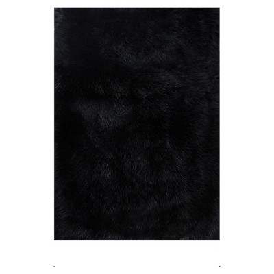 Faux Fur Non-Slip Fluffy Living Room Rug, 30" x 46"