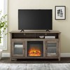 Ackerman Modern Transitional Tall With Electric Fireplace Tv Stand For ...