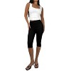 Women's High Rise Zipper Capri Pants - Et Clet - 4 of 4