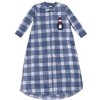 Hudson Baby Infant Boys Long-Sleeve Fleece Sleeping Bag, Blue Penguin, 0-9 Months - 3 of 4