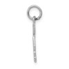Black Bow Jewelry 14k White Gold Small RN Caduceus Charm - 2 of 4