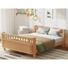 NicBex Twin/Full Size Bed Frame,Wood Platform Bed for Kids,Wood Low Profile Twin Bed with Rails for Girls and Boys,Wood Slats Support - 2 of 4