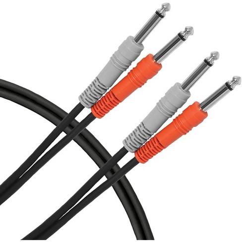 Livewire Essential Interconnect Dual Cable 1/4" TS to 1/4" TS - image 1 of 2