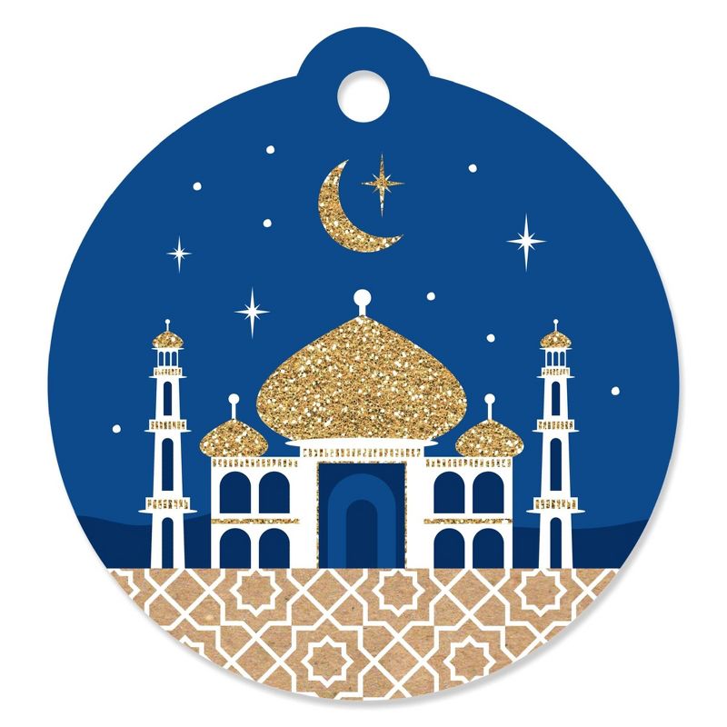 Big Dot of Happiness Ramadan - Eid Mubarak Favor Gift Tags (Set of 20), 1 of 5