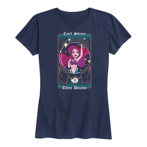 Women's - Disney Princess - Ariel Can't Silence These Dreams Short Sleeve Graphic T-Shirt - 1 of 4