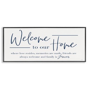 Stupell Industries Welcome Family is Forever Framed Giclee Art - 1 of 4