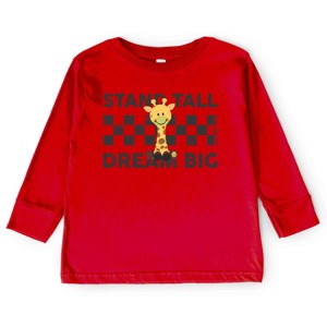 The Juniper Shop Mini Smiley Stand Tall Dream Big Toddler Long Sleeve Tee - 1 of 4