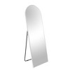 Gold 65x22 inch Metal Arch Stand Full Length Mirror - 3 of 4