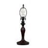 Chloe Lighting Serenity Tiffany-Style Dark Bronze 1 Light Table Lamp 12" Shade - 4 of 4